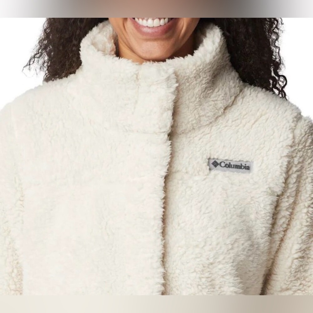 NWT Columbia Women's Long Fleece Jacket - Picture 4 of 9